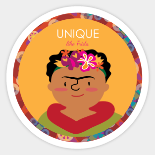 Unique like Frida Sticker